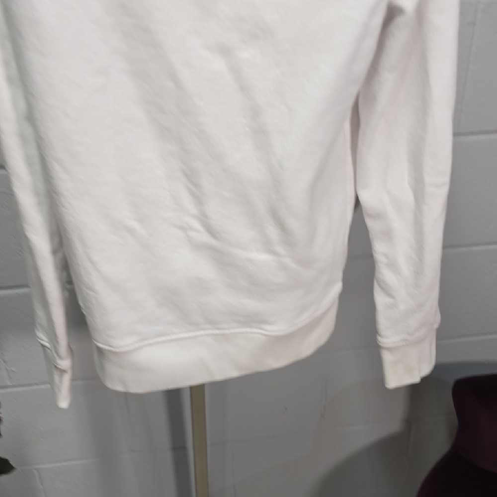 Michael Kors Black and White Colorblock Hooded Sweatshirt - Picture 10 of 11